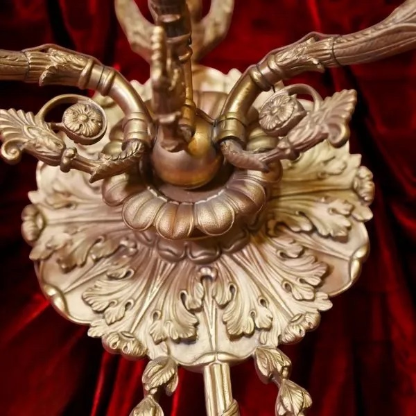 Pair Of Gilt Bronze Wall Sconces – France, 19th Century-photo-2