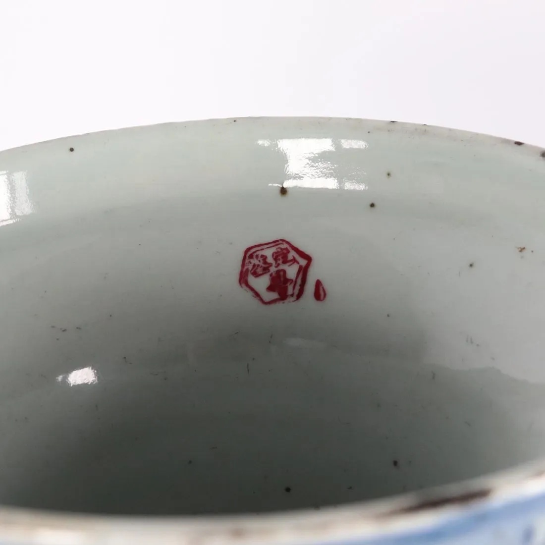 Large Pair Of Blue And White Porcelain Vases – “double Happiness” – China, 20th Century-photo-4