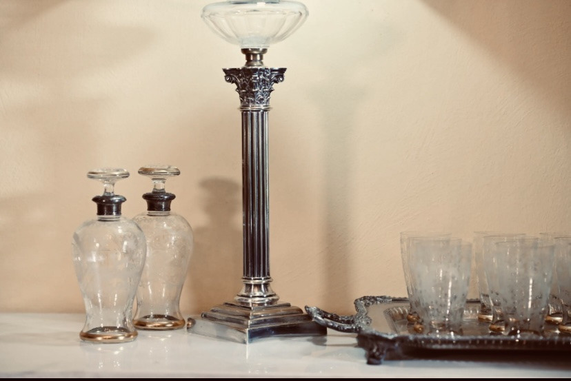 Crystal Service With Chinoiserie Engraving – Late 19th Century-photo-4