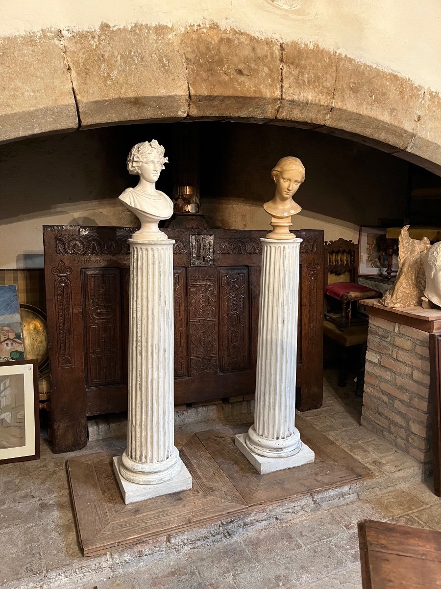 Antique Style Plaster Column -photo-2