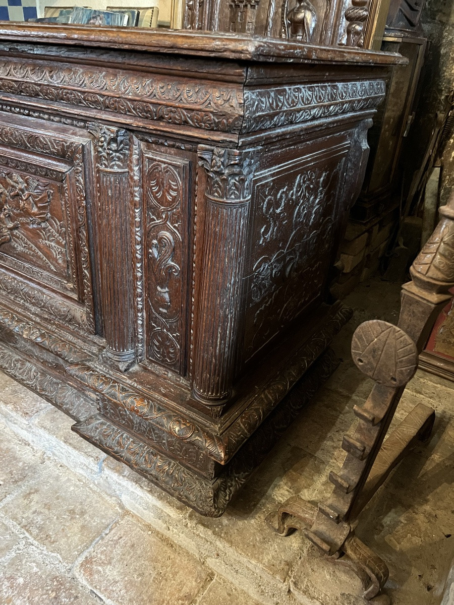 Castral Wedding Chest, Normandy 16th Century -photo-6