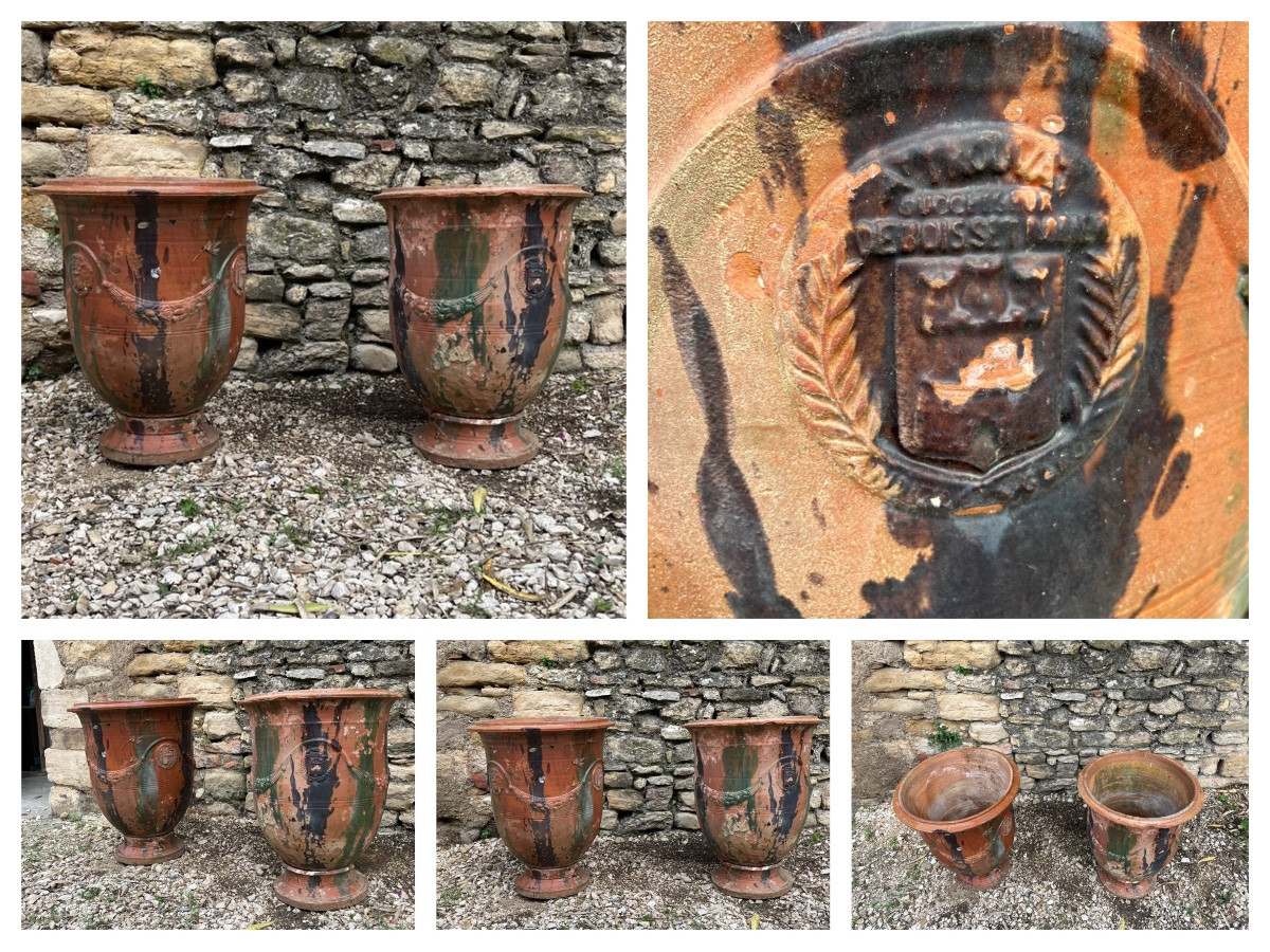Pair Of Anduze Vases -photo-4