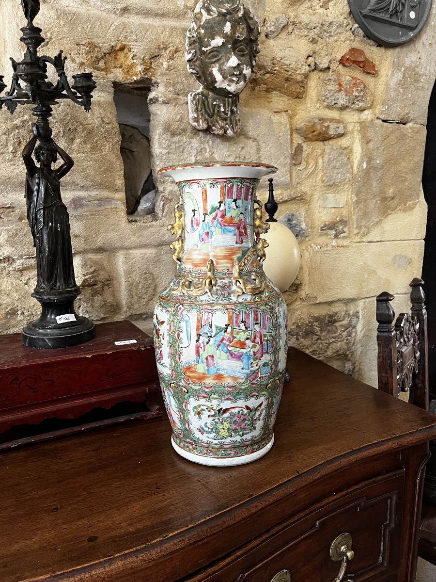 19th-century Canton Vase -photo-4