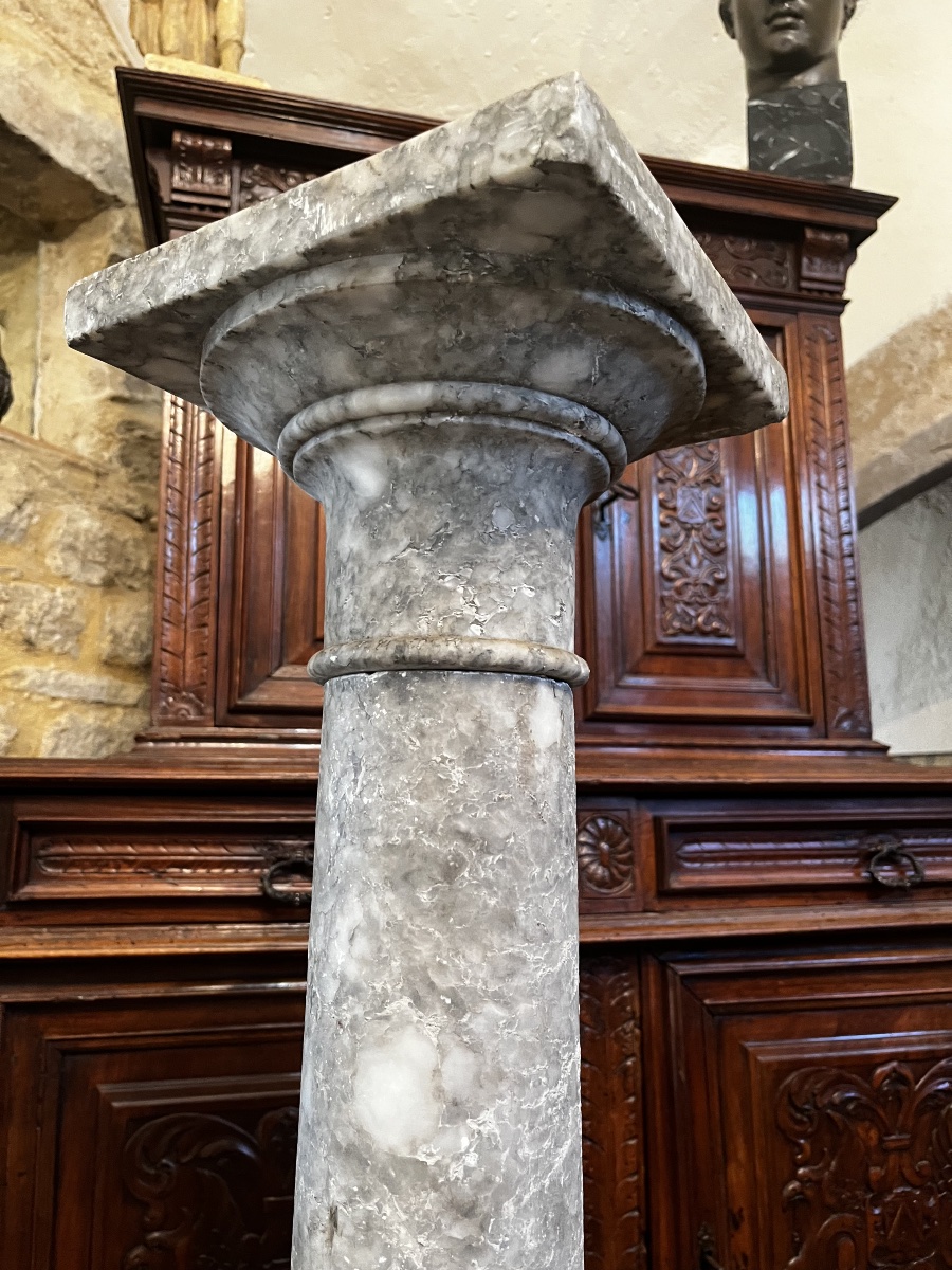 Gray Marble Column -photo-3