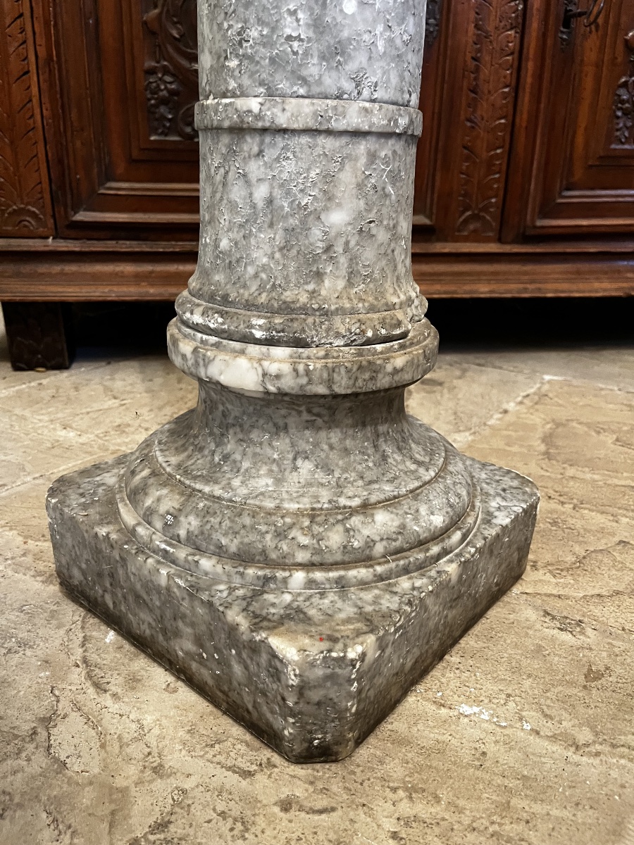 Gray Marble Column -photo-4