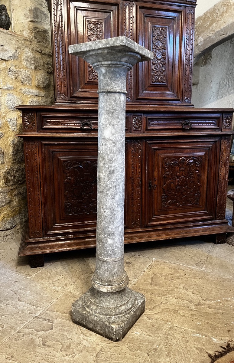 Gray Marble Column 