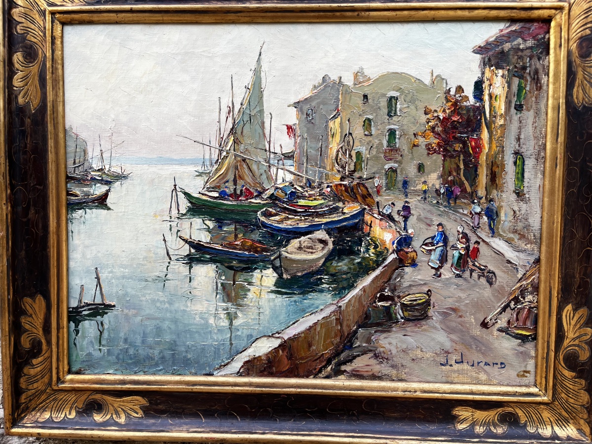 Oil On Canvas By Joseph Hurard (1887–1956) -photo-1