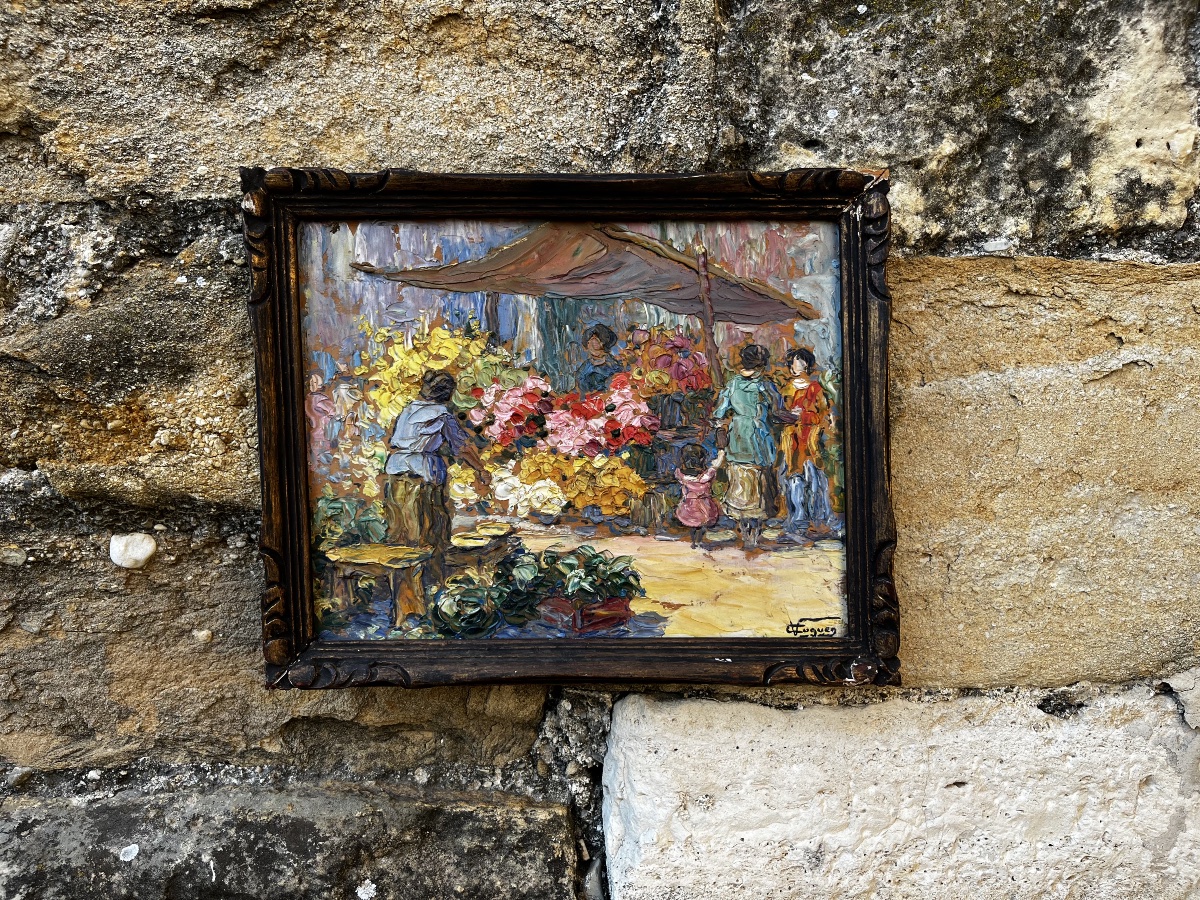 Marché aux fleurs , Victor Louis Cuguen ( 1882-1966) -photo-2
