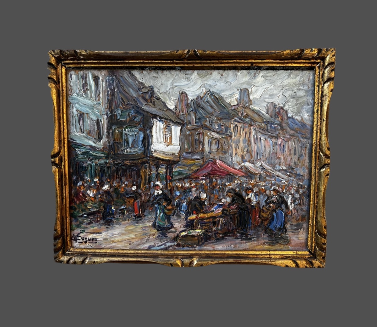 Portorson Market, Victor Louis Cuguen (1882–1969) 