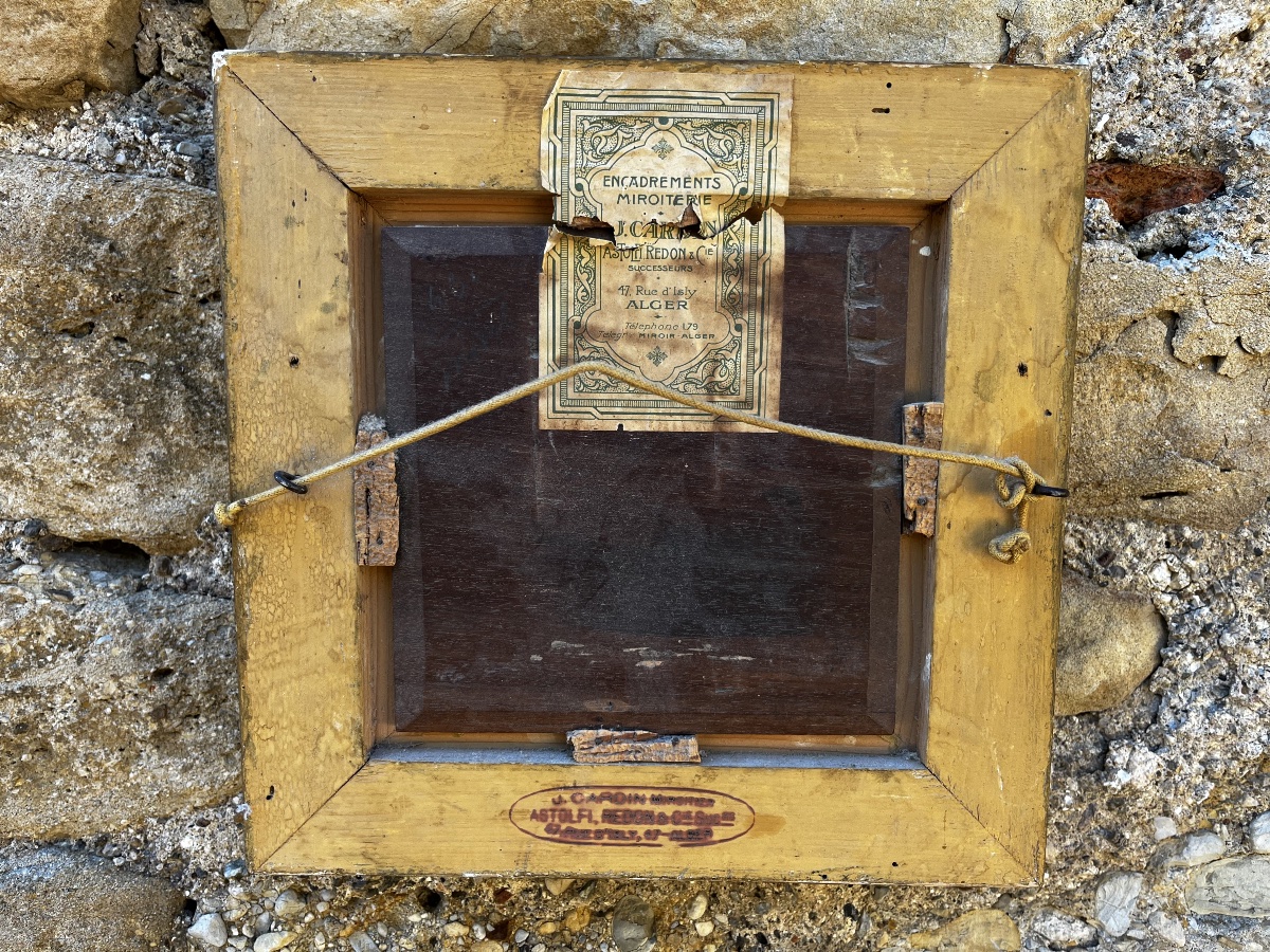 Tableau huile sur bois fin du XIXe début du XXe siècle -photo-3