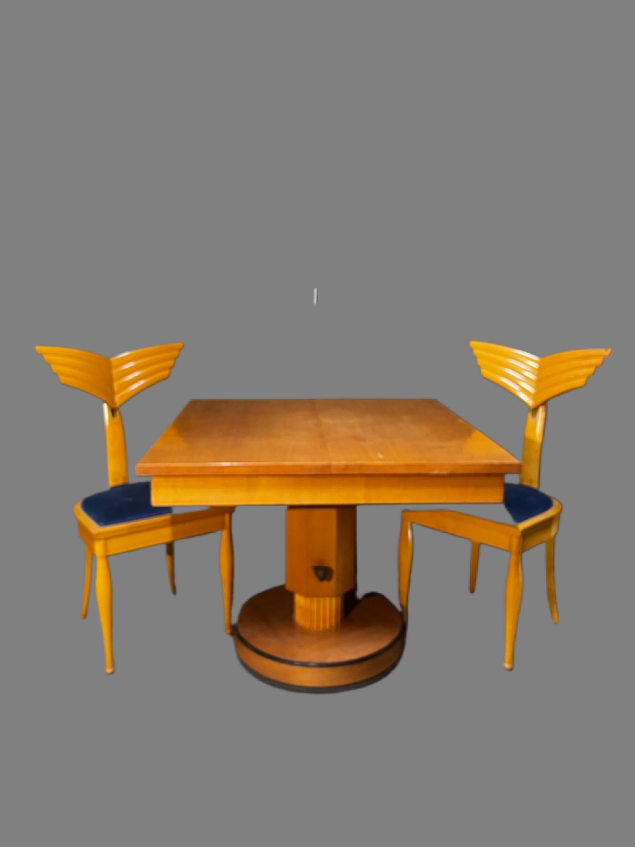Table And Two Chairs  By Massimo Scolari 