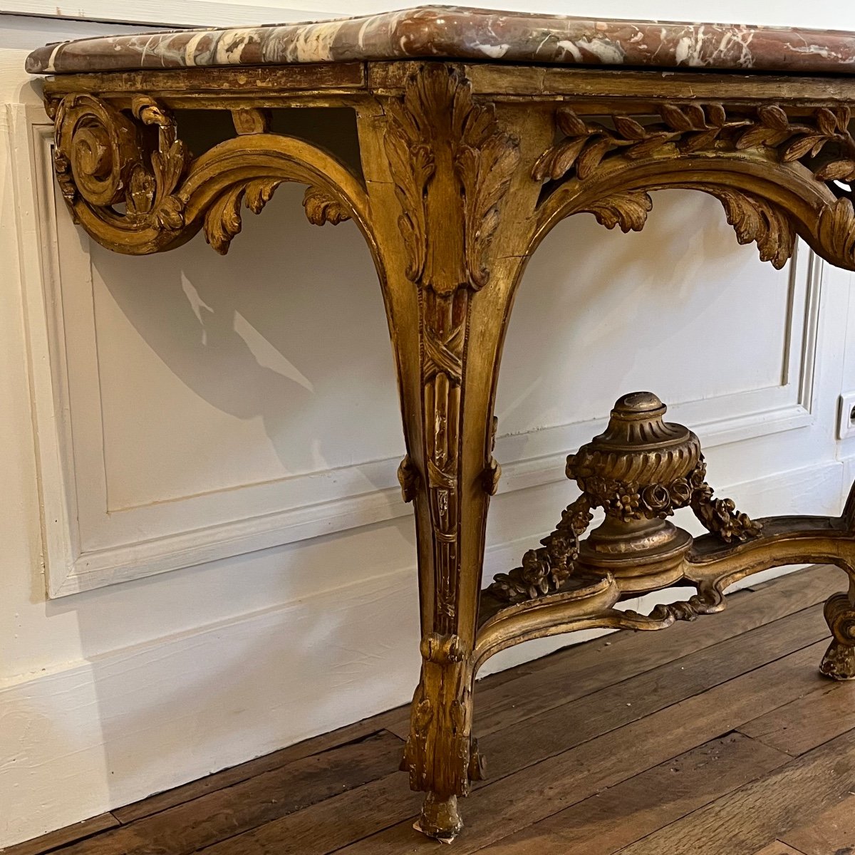 Important Louis XV Period Console-photo-4