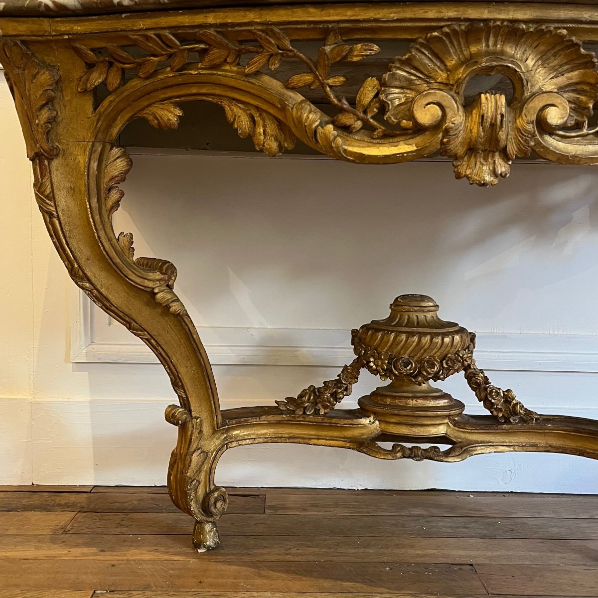 Important Louis XV Period Console-photo-6