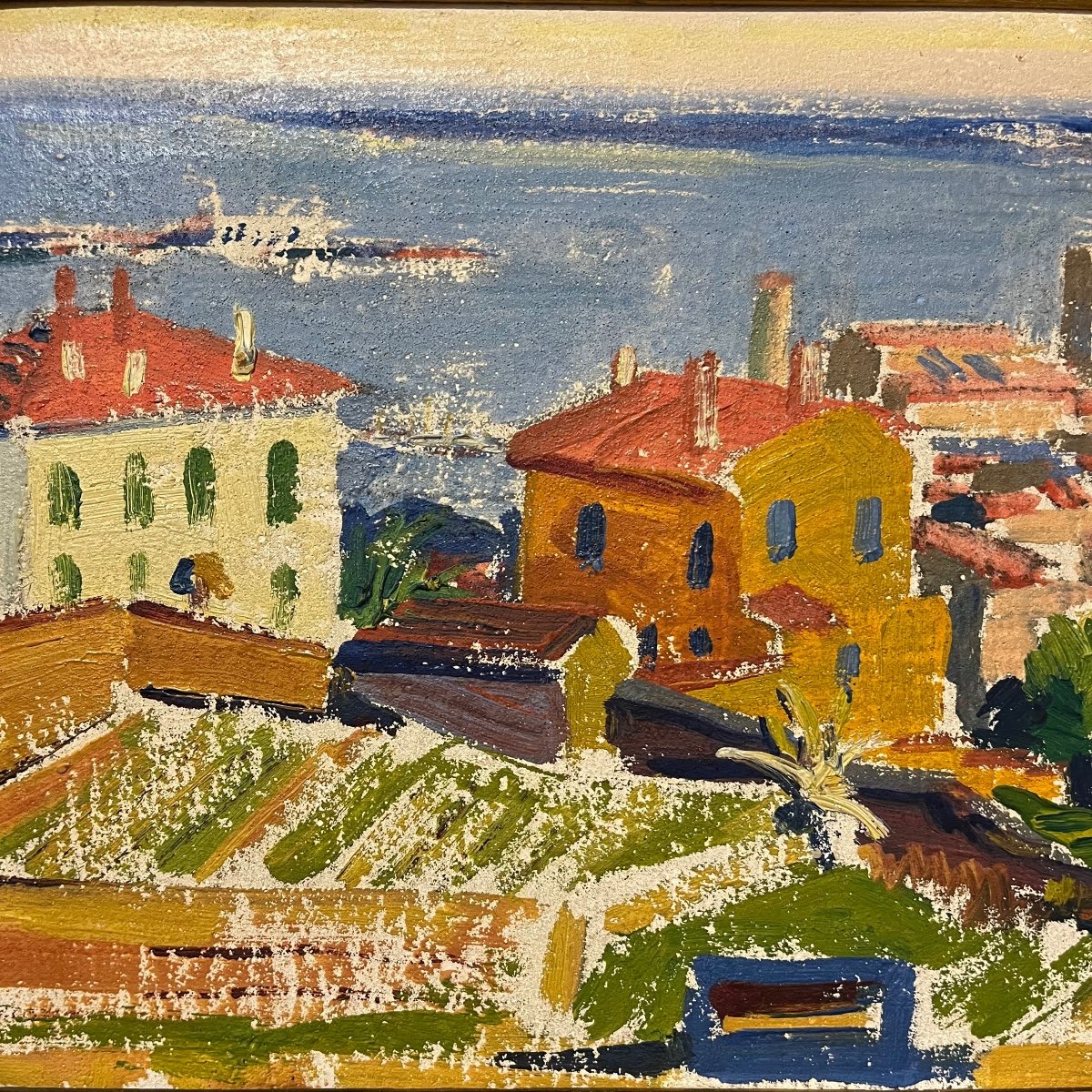 Le Port De Cannes. M. Lurczynski. 1951-photo-3