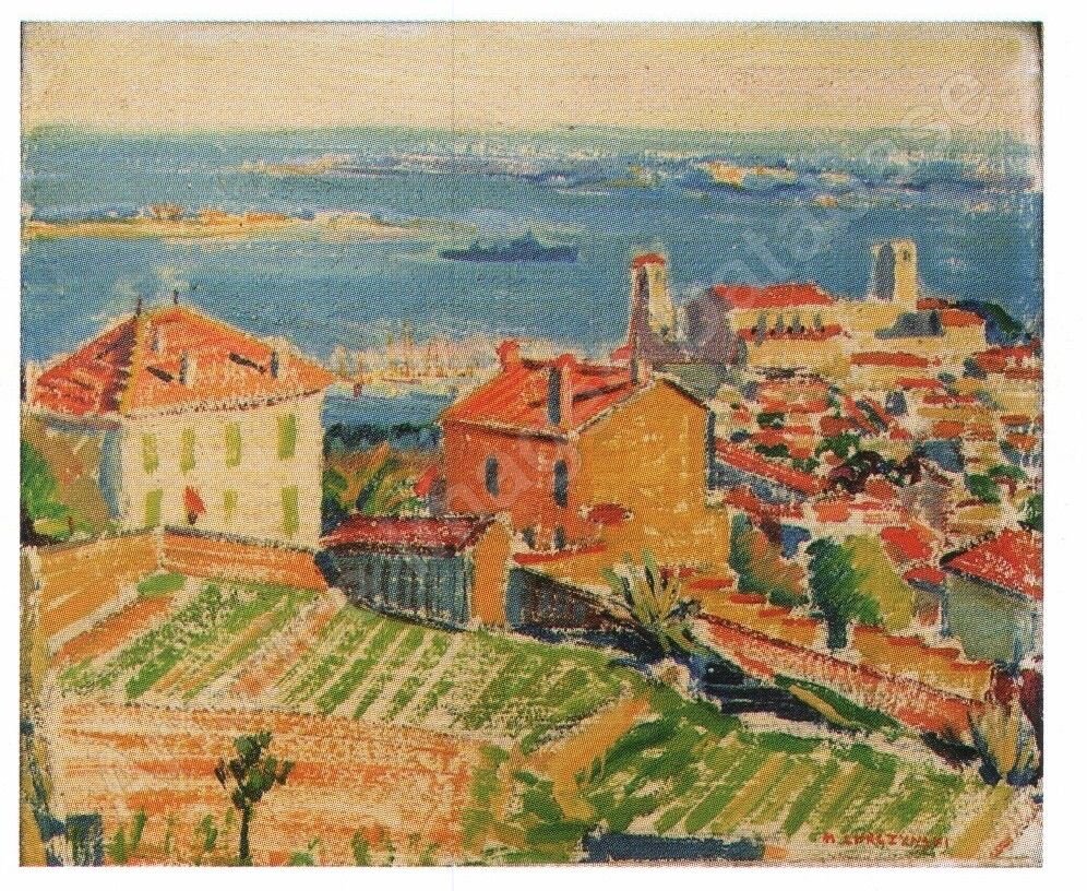 Le Port De Cannes. M. Lurczynski. 1951-photo-2