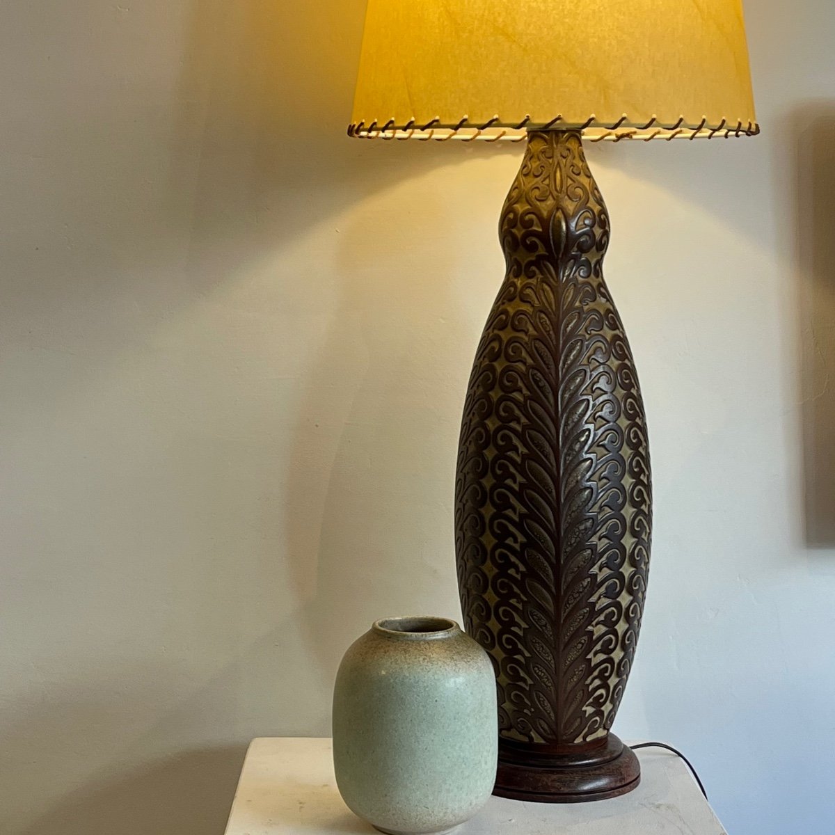 Joseph Mougin. Large Lamp.-photo-3