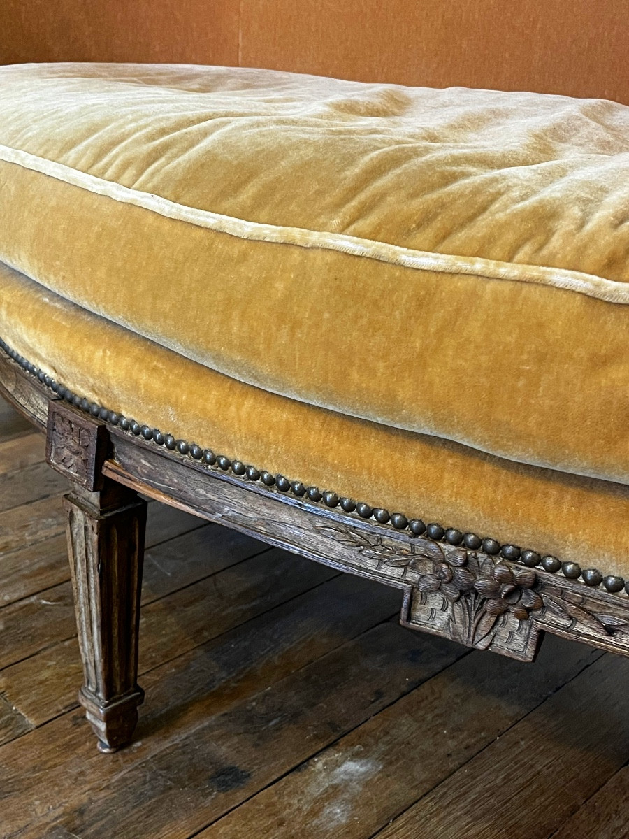 Large Louis XVI Period Basket Sofa-photo-2