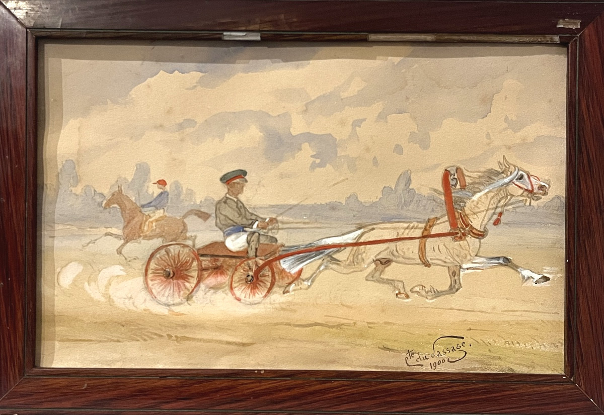 Arthur Marie Comte du Passage. Chevaux-photo-2