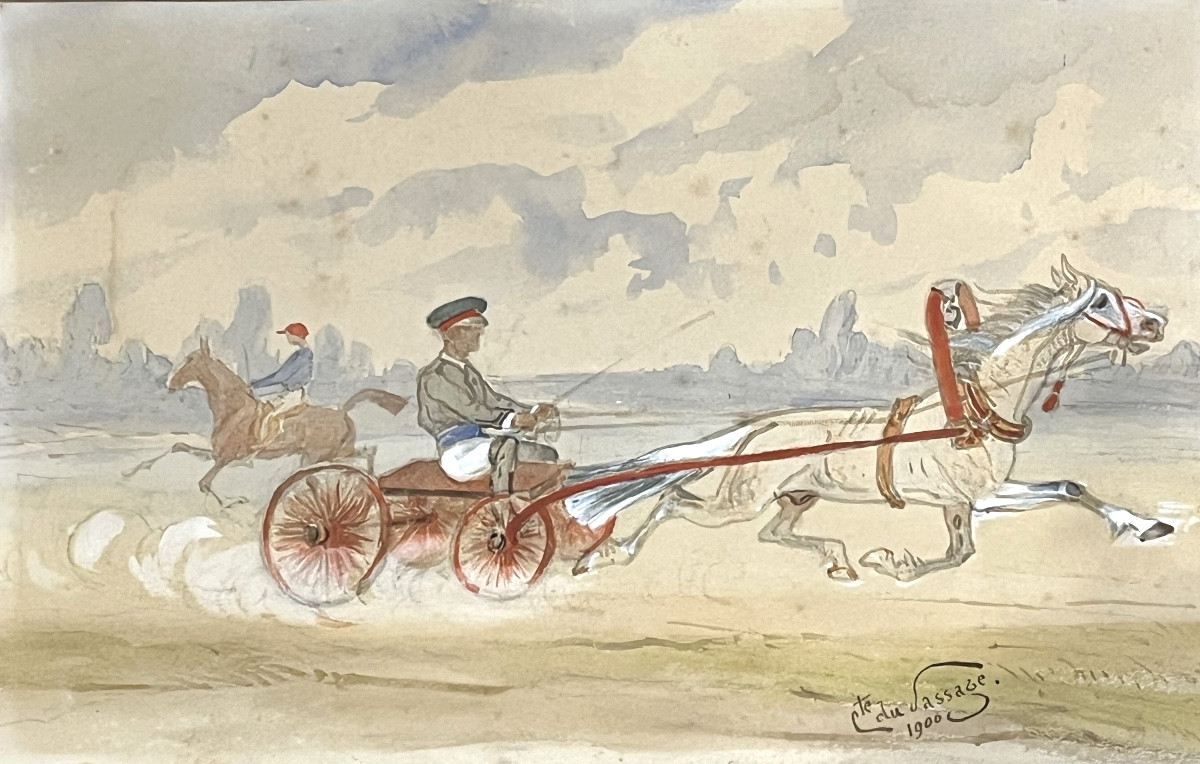 Arthur Marie Comte du Passage. Chevaux