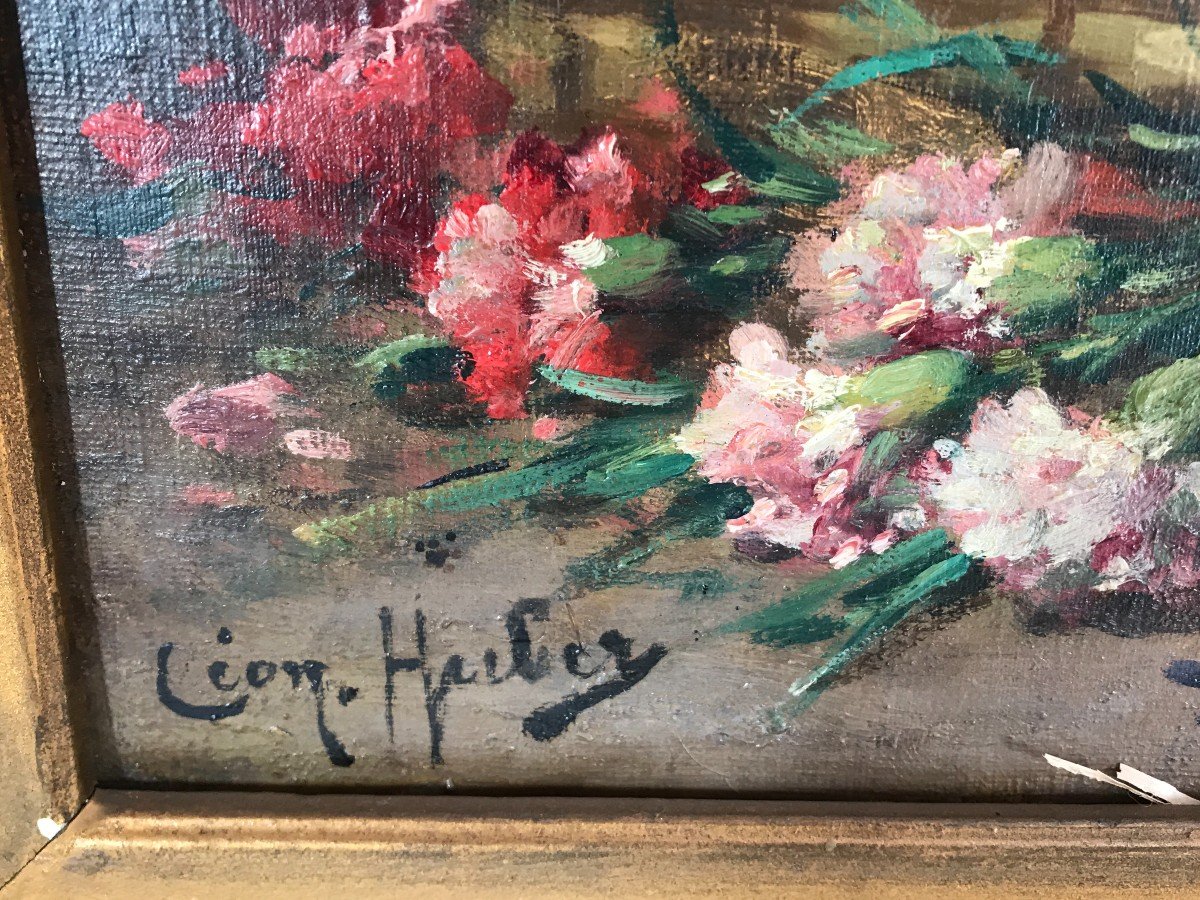 Léon Huber "jeunes Chats" Huile Sur Toile Vers 1900 Peinture Animalière Montmartre Paris-photo-2