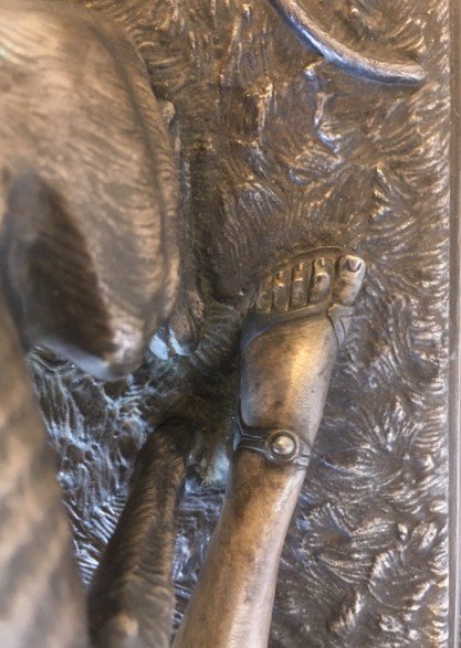 D. Chiparus Sculpture Bronze Art Déco Vers 1930 XXème Siècle -photo-4