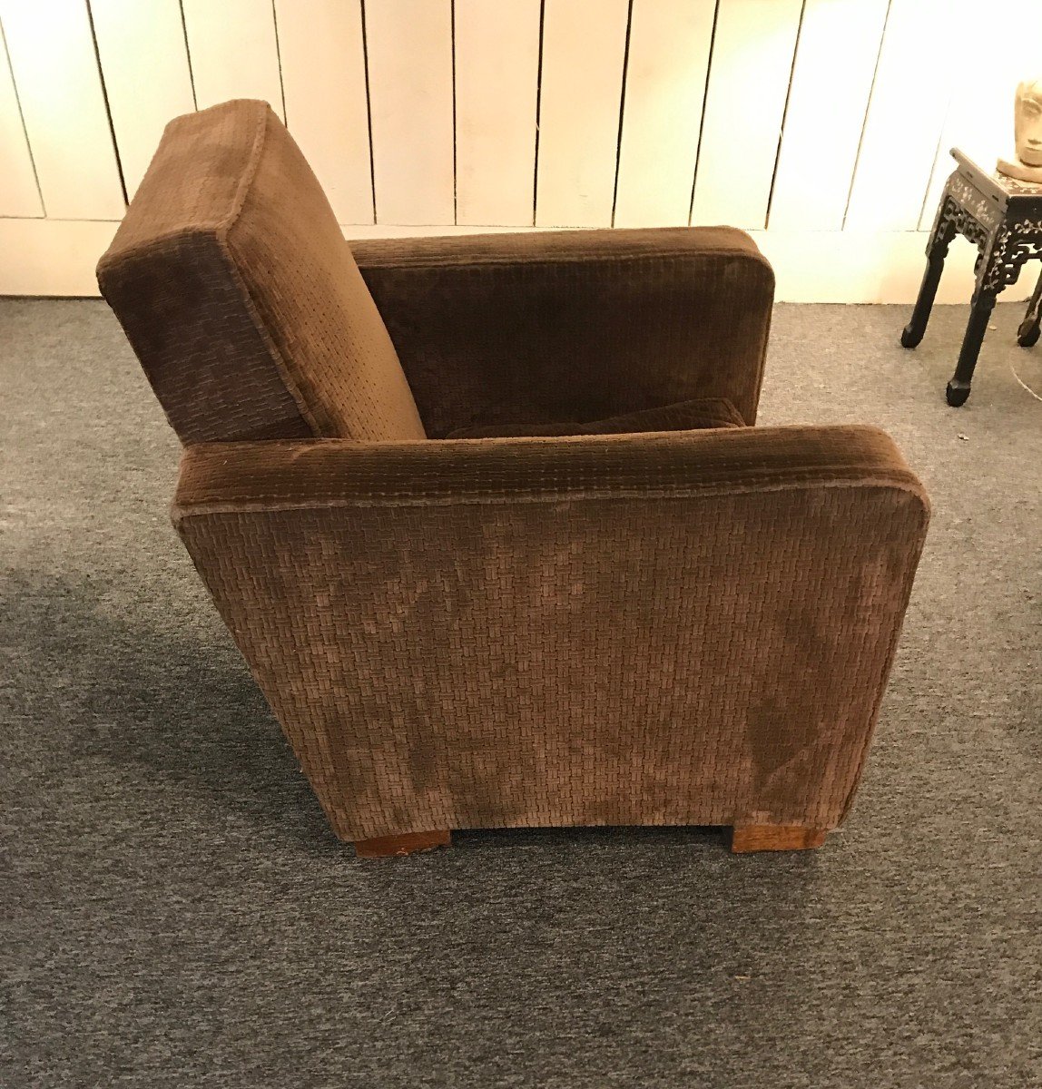 Jacques Adnet 1930 Fauteuil De Salon Art Déco -photo-4