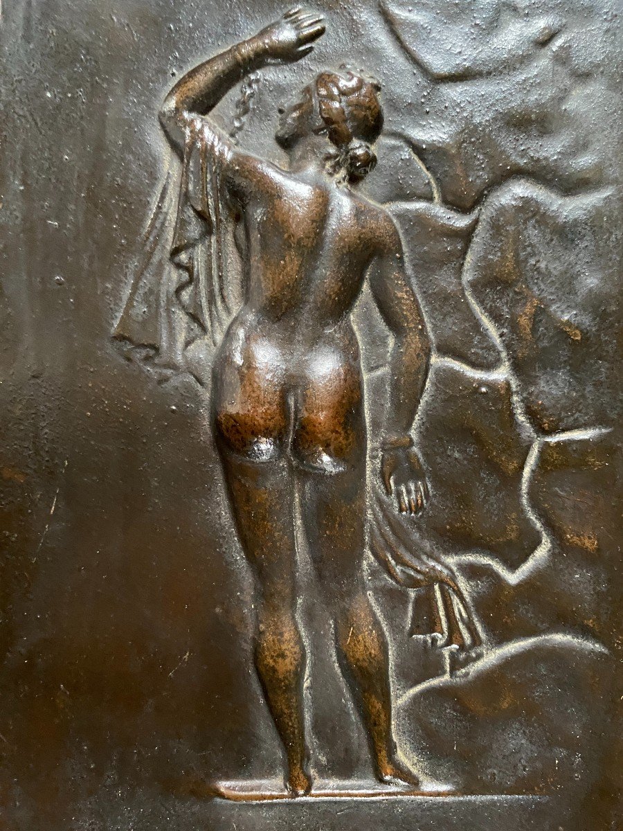 Bas-reliefs à l'Antique En Bronze Barbedienne (non Signés) XIXème Siècle-photo-3