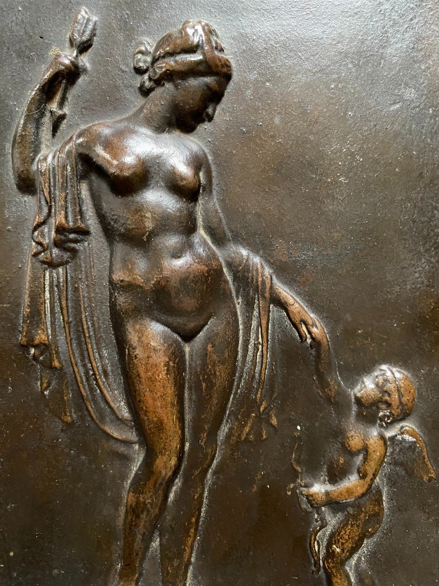Bas-reliefs à l'Antique En Bronze Barbedienne (non Signés) XIXème Siècle-photo-2