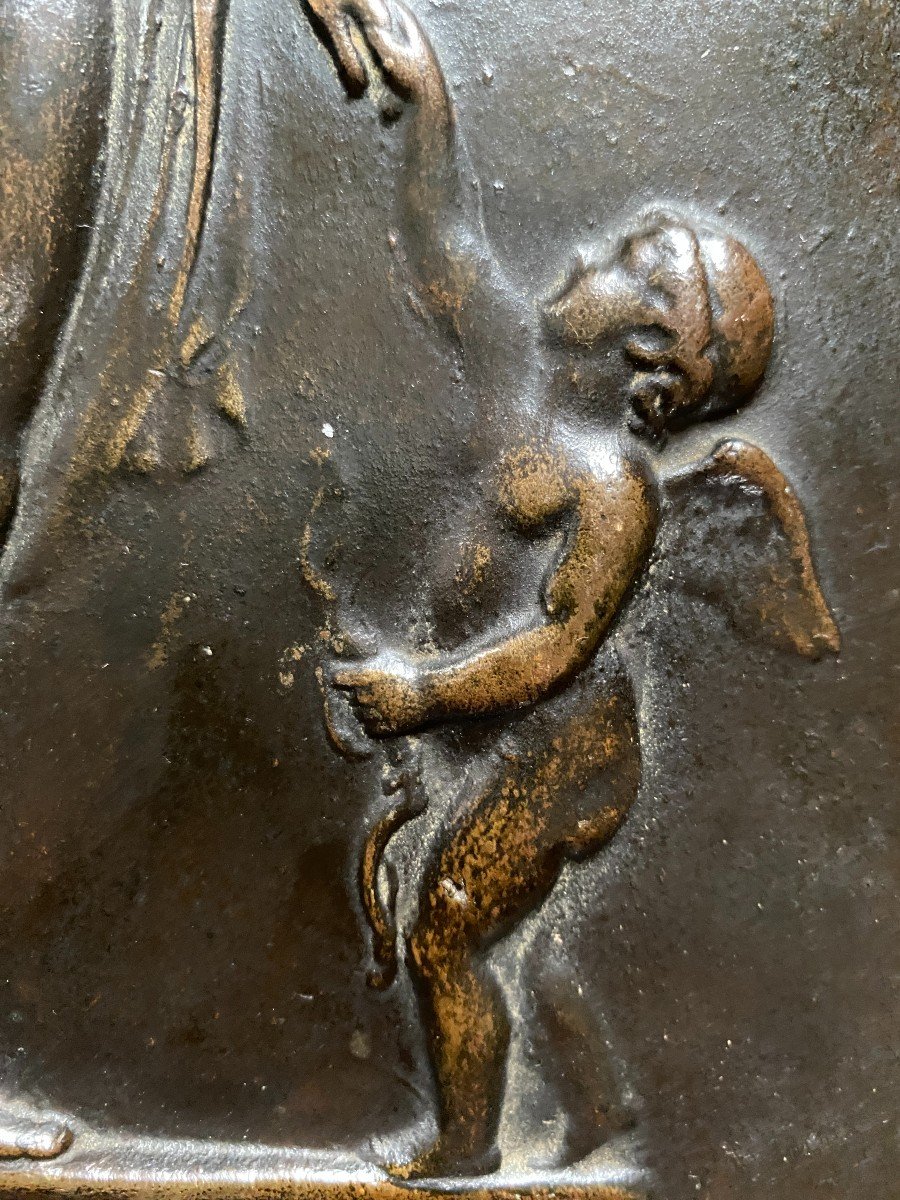 Bas-reliefs à l'Antique En Bronze Barbedienne (non Signés) XIXème Siècle-photo-3