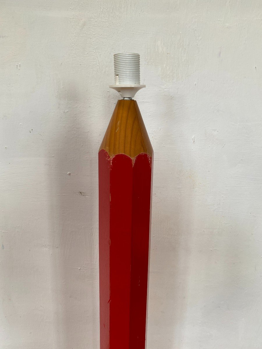 Lampe Crayon De Grande Dimension Dans Le Gout De Pierre Sala Design France Chambre Enfant -photo-4