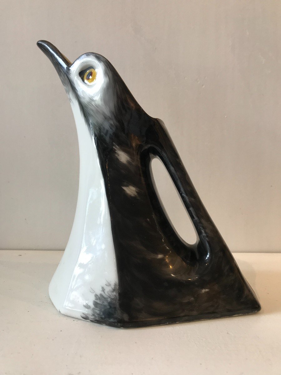 Edouard Marcel Sandoz Vase Animalier Haviland Limoges Porcelaine France XXème Siècle