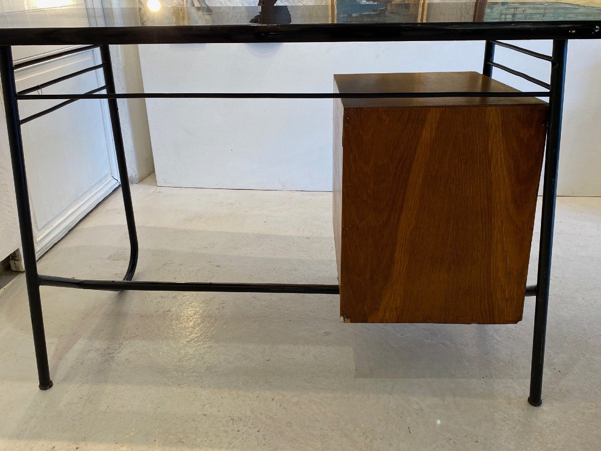 Bureau & Chaise 1956 Jean Louis Bonnant Pour Jacques Tati Design France 1950-photo-4