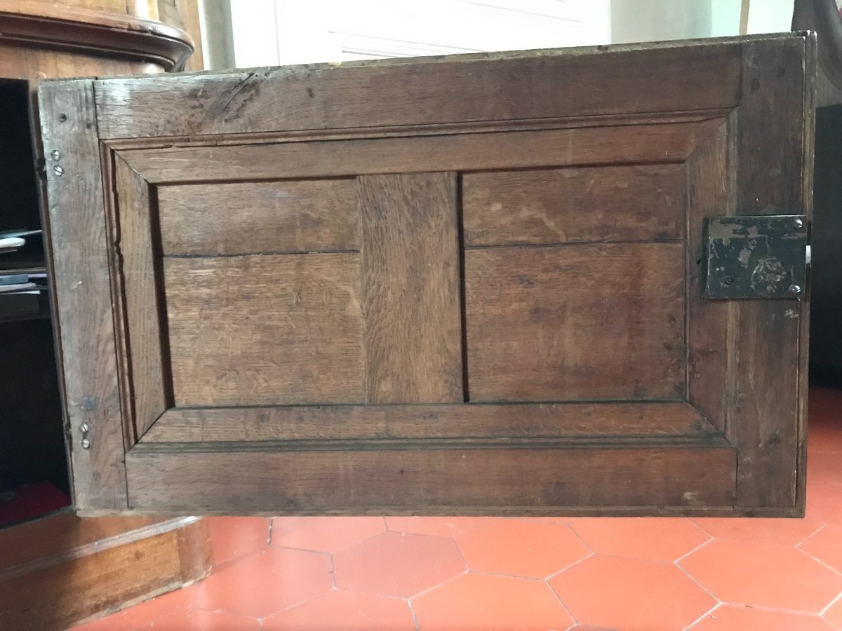 Important Parquet Library, Port Work, Bordeaux Mahogany, 18th Century.-photo-1