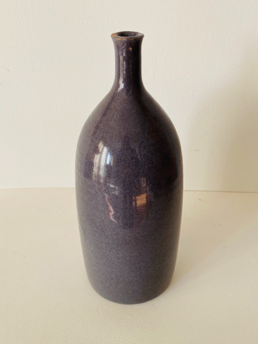 Vase à "petit Col" Céramique Vers 1960 Dans Le Goût De Ruelland