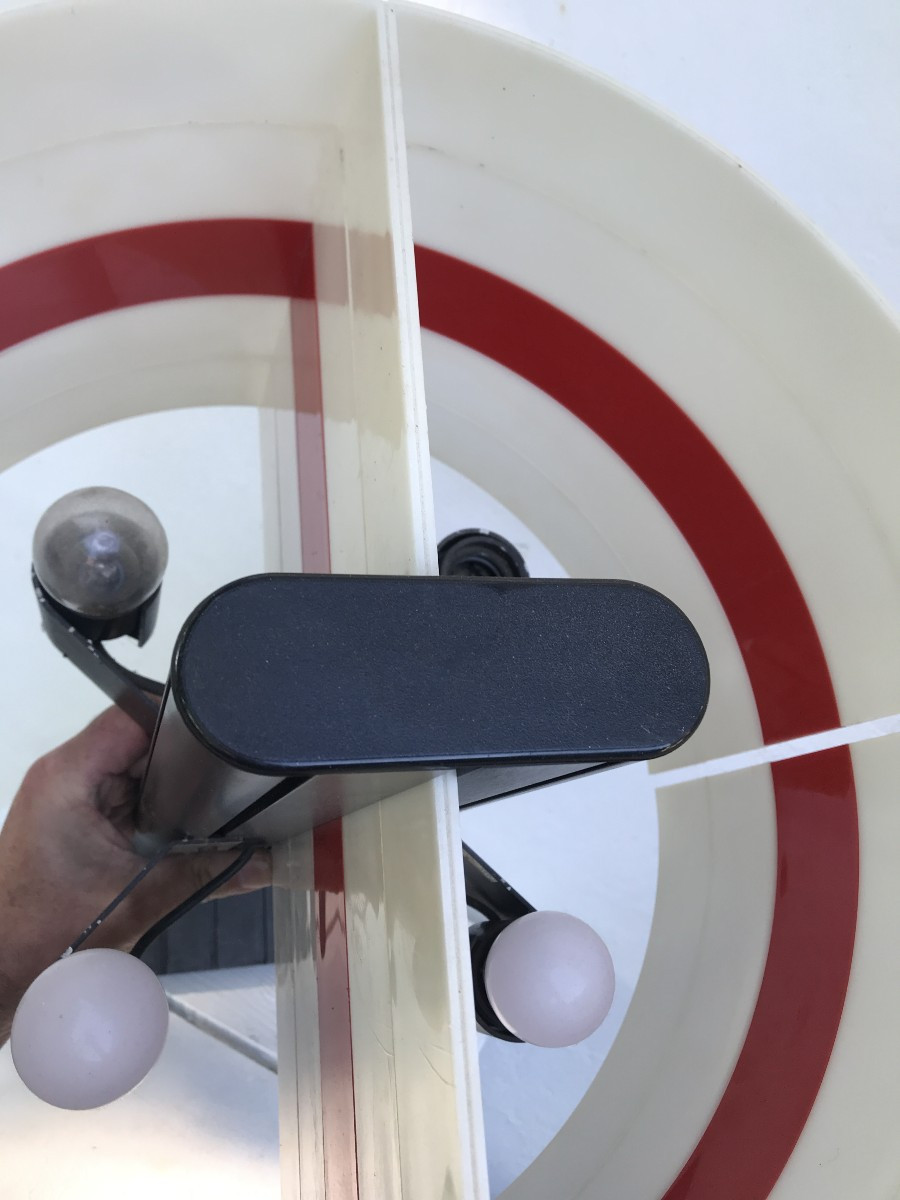 Jean Pierre Vitrac. "strigam Lamp".hauteur 60 Cm. Edition Verre Lumière 1970. Design.-photo-3