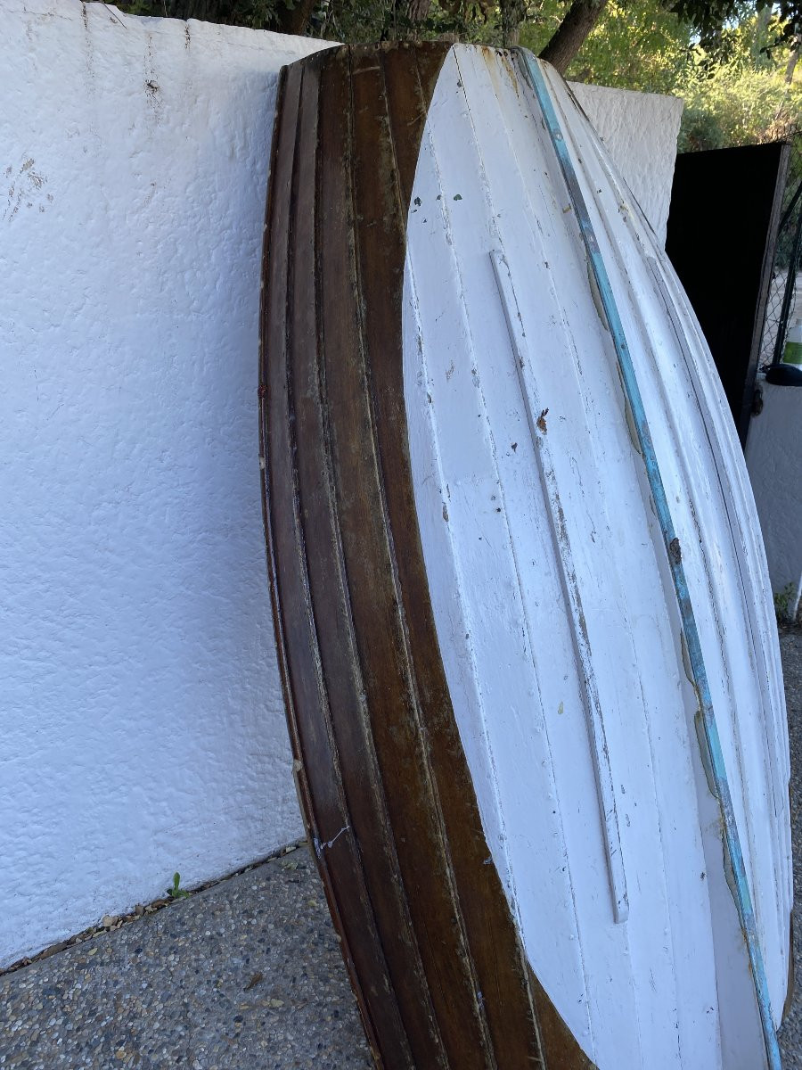 Prame Mahogany Tender Boat Circa 1950 Arcachon Basin Sailing Boats Regattas Marine-photo-2