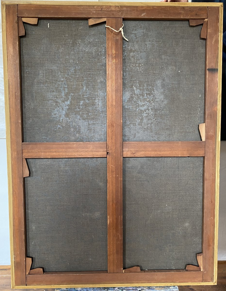 Jules Coignet (1798-1860) Nature Morte au chevreuil Huile sur toile 1950 Paris -photo-4