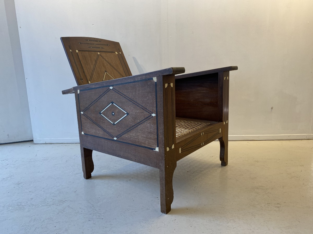 Art Deco Armchair, Morocco, 1930