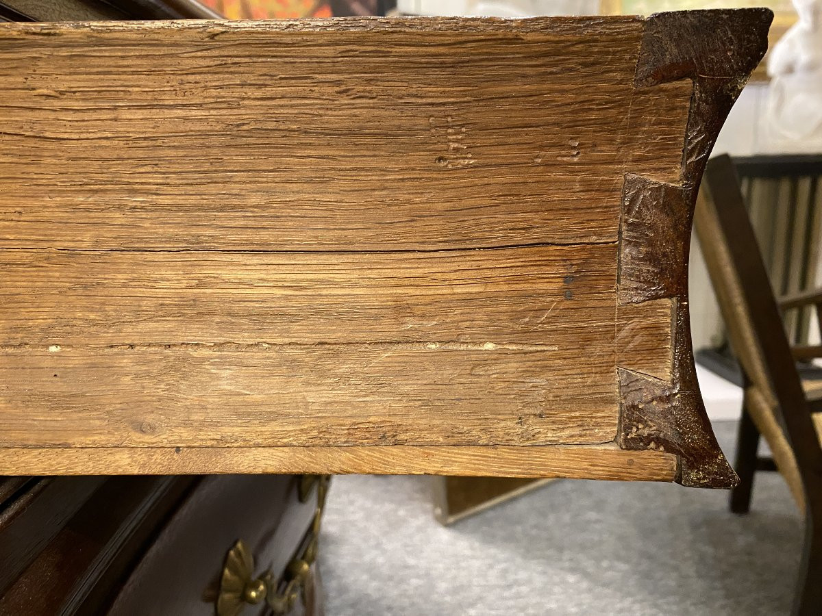 18th Century Bordeaux Commode, Bordeaux Port Workshops, Tomb Shape, Solid Mahogany -photo-5