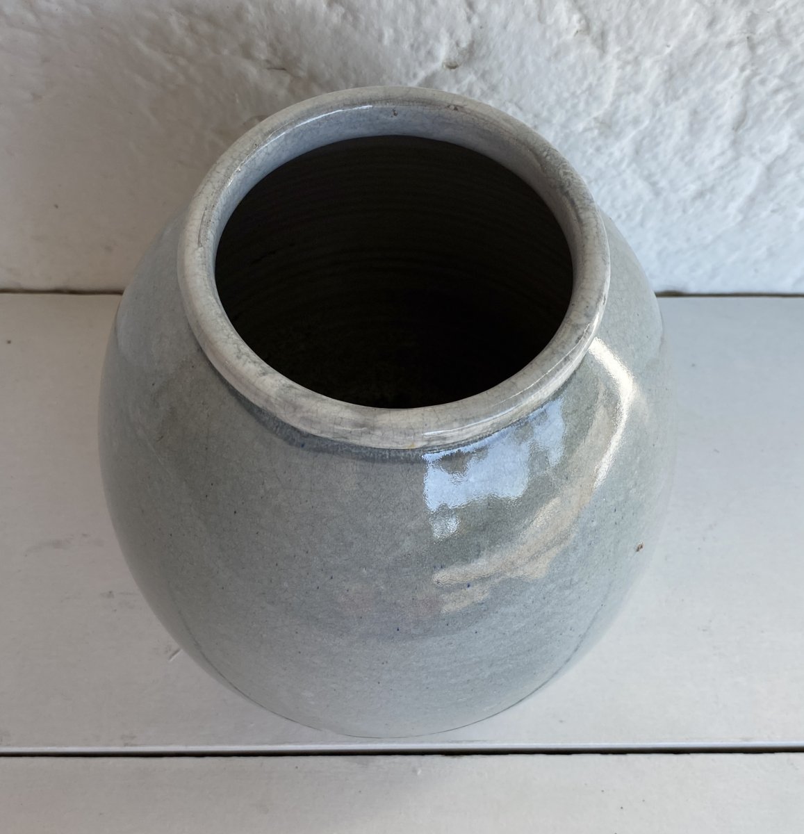 Vase Céramique C.A.B. Céramique d'Art Bordelais / Primavera vers 1930 Parfait État-photo-3