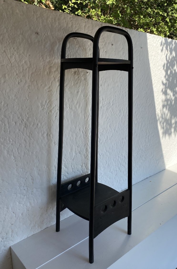 Bentwood Seat, Later Blackened; Austrian Thonet Work, Circa 1900