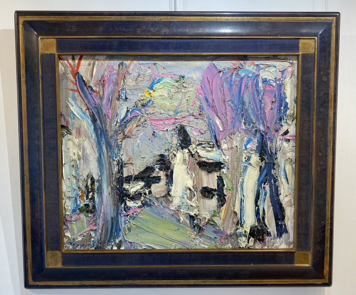 Bernard Damiano, Oil On Canvas, Nice, Expressionist, Cobra Movement.