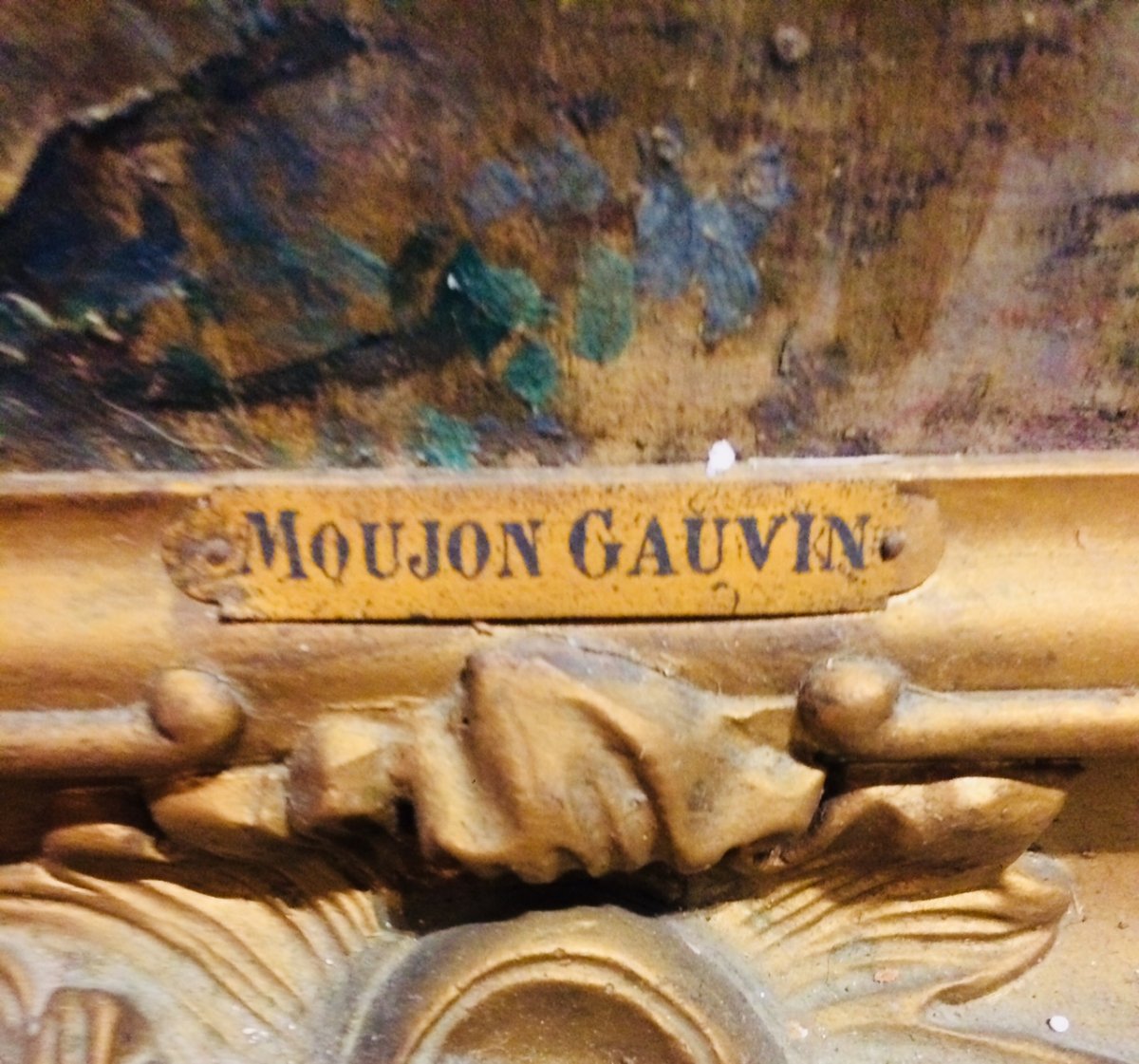 Huile Sur Toile Par Eugénie Moujon Gauvin, XIXème, Charentes Barbizon Impressionnisme Vincennes-photo-4
