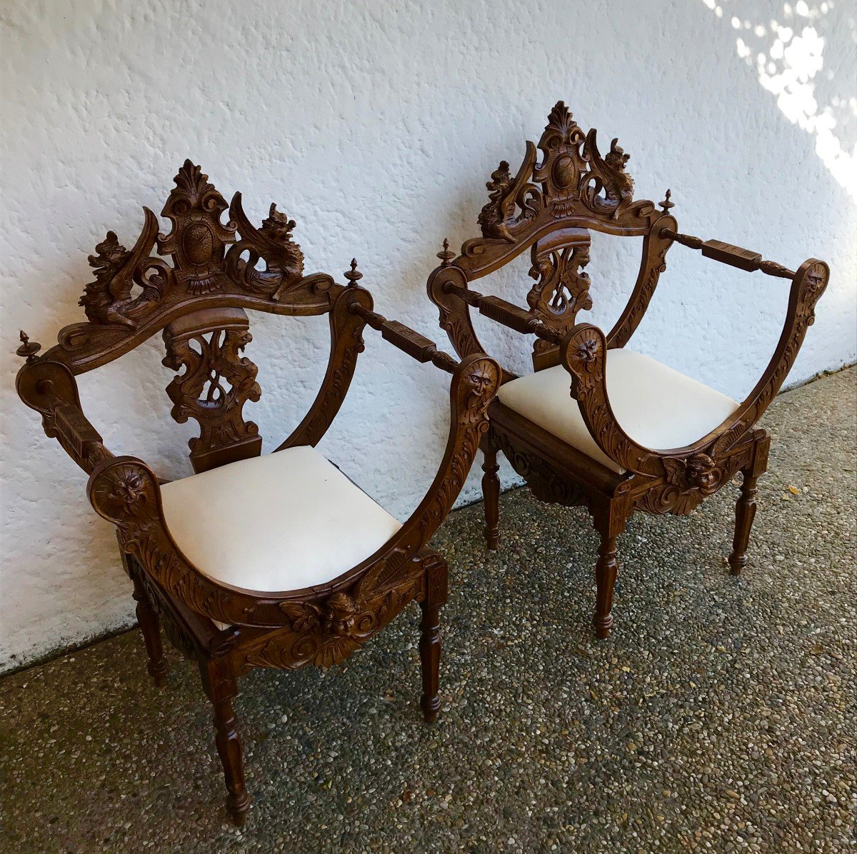 19th Century Baroque Venetian Apparatus Seats-photo-4