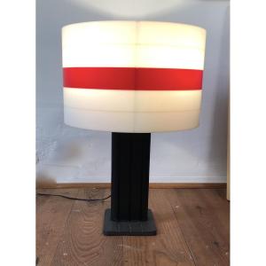 Jean Pierre Vitrac. "strigam Lamp". Height 60 Cm. Edition Verre Lumière 1970. Design.