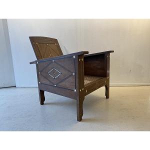 Art Deco Armchair, Morocco, 1930