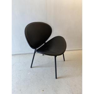 Bergère Armchair, 20th-century Design In The Style Of Jacobsen Or Paulin