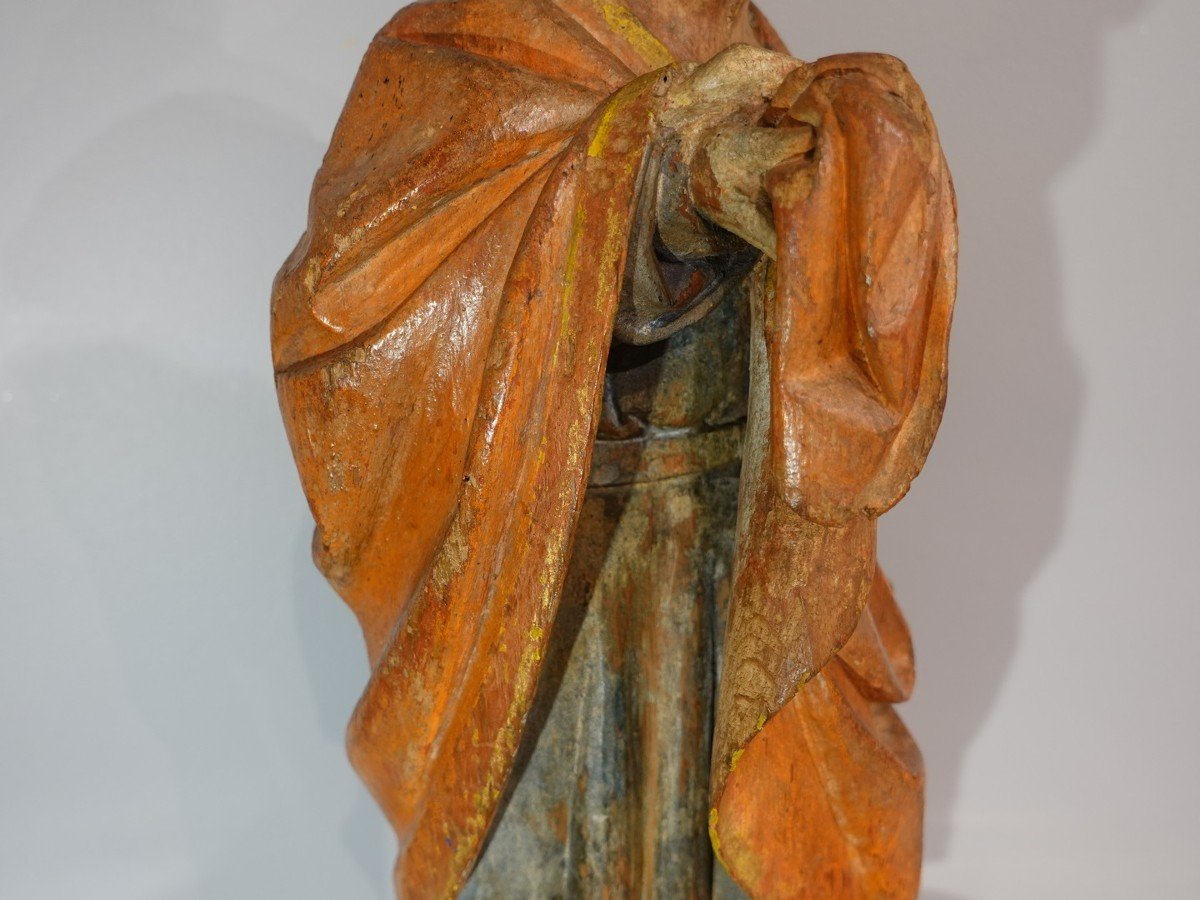 Vierge et Saint Jean au Calvaire – École bourguignonne – seconde moitié du XV° siècle-photo-5