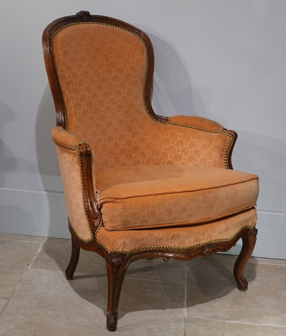 Bergère cabriolet estampillée N.T PORROT d'époque XVIII°-photo-1