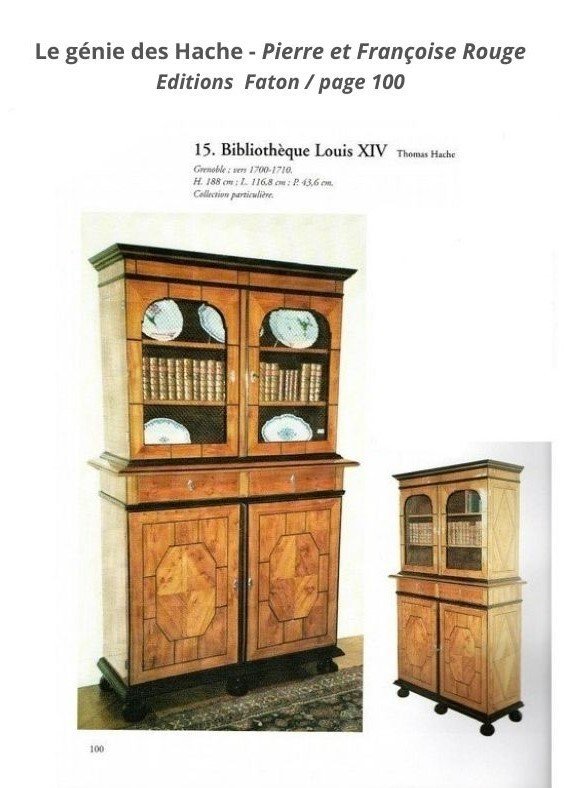 Bibliothèque / Vitrine Louis XIV Thomas Hache  Circa 1700/1710-photo-5